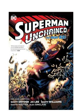 【预售】超人被解放：豪华版（新版） Superman Unchained: The Deluxe Edition (New Edition)  英文漫画 外文进口原版图书籍DC