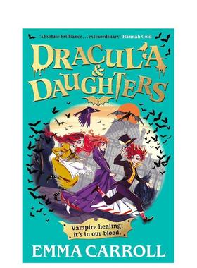 【现货】德古拉与女儿 Dracula & Daughters 英文进口原版儿童故事图书 吸血鬼哥特式冒险系列开篇之作Emma Carroll