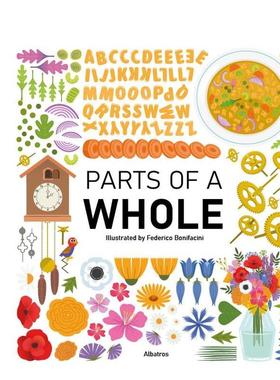 【预售】【井井有条】事物的组成【Neatly Organized Things】Parts of a Whole英文进口原版儿童绘本图书Magda Gargulakova百科