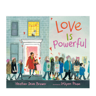 Love 現(xiàn)貨 兒童童書 和平友愛停止分裂繪本 英文原版 Powerful愛充滿力量