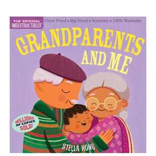 【预售】咬咬书:我和祖父母Indestructibles: Grandparents and Me英文进口原版儿童趣味图书Amy Pixton外文正版