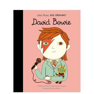 大卫·鲍伊David San Isabel Dreams 现货 小人物大梦想 英文进口原版 Little Bowie 9岁Maria People 儿童绘本图书6 Big