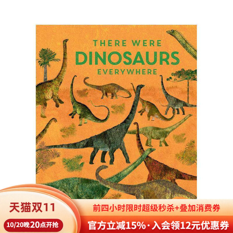 【预售】随处可见的恐龙There Were Dinosaurs Everywhere【Britta Teckentrup Everywhere】英文进口原版儿童绘本图书Camilla De