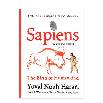 【现货】 SAPIENS A GRAPHIC HISTORY /ANGLAIS (JONATHAN CAPE) 人类简史图像小说版 卷1 漫画  英文书正版 HARARI YUVAL NOAH