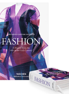 【现货】Fashion:A History from the 18th to the 20th Century:BU (Bibliotheca Universalis) 时尚服装设计京都时尚学院 原版