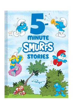 【预售】5分钟蓝精灵故事集 5-Minute Smurfs Stories 英文进口原版儿童故事PEYO外文图书【翰德图书】