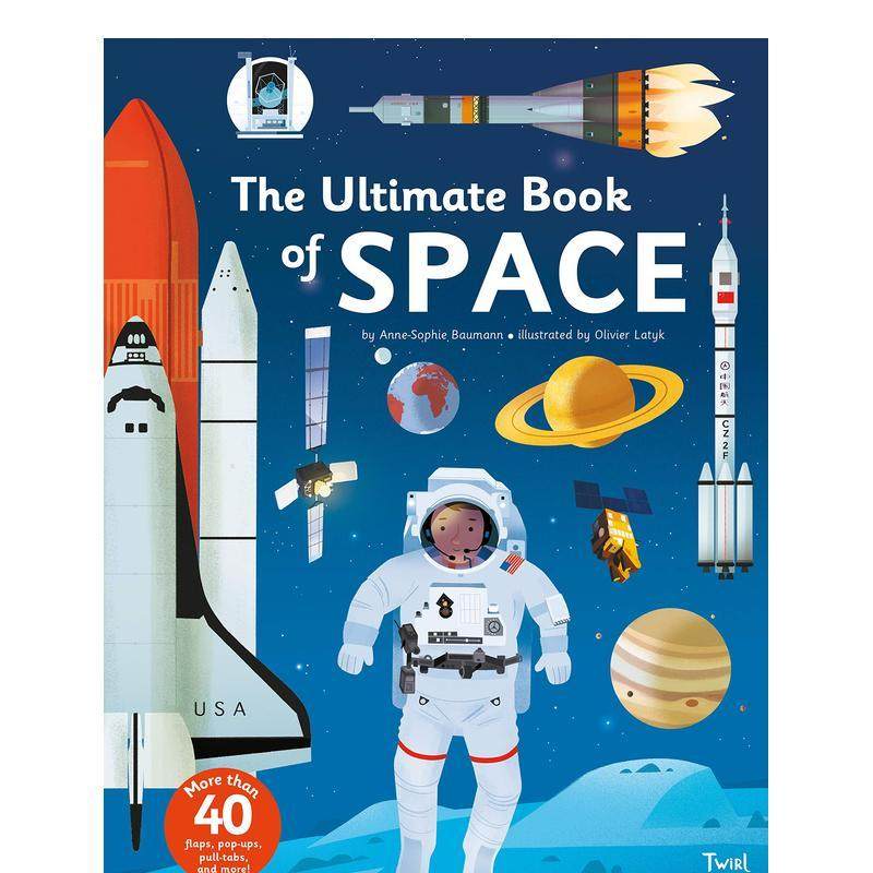 【现货】【极致系列翻翻立体书】太空Book of Space【The Ultimate】英文进口原版儿童图书3-6岁立体书Anne-Sophie Baumann and O,书籍/杂志/报纸,儿童读物原版书,淘宝优惠券,粉丝福利购,淘宝优惠卷