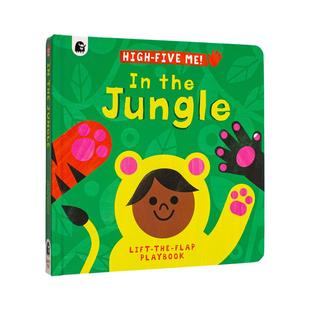 the Five 现货 互动翻翻书In Hitchman; Aufranc 6岁Jess Jungle 丛林 英文进口原版 High Carole 儿童趣味图书3