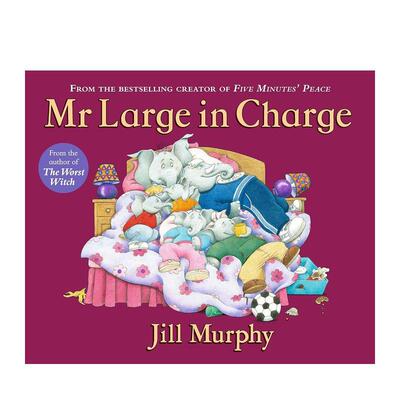 【预售】MR LARGE IN CHARGELarge先生主事 英文进口原版儿童绘本图书 Jill Murphy