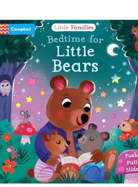 【预售】小熊的睡觉时间（带音频二维码）Bedtime for Little Bears (with audio QR code)英文进口原版儿童绘本图书6-9岁Campbel