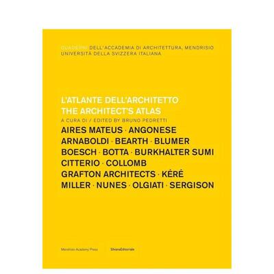 【预售】建筑师图谱 The Architect's Atlas 英文进口原版建筑设计图书Silvana外文