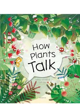 【现货】【翻翻书】植物如何交流How Plants Talk英文进口原版儿童趣味图书Helena Harastova Linh Dao3-6岁