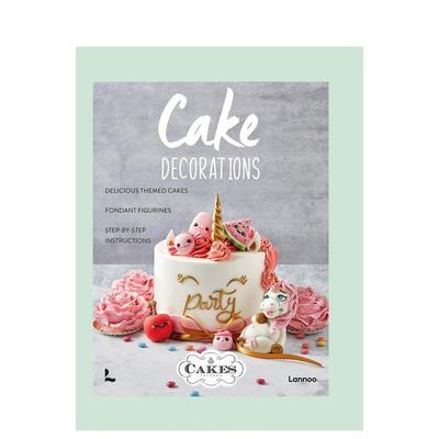 【预售】蛋糕装饰 翻糖艺术 Cake Decorations 英文进口原版餐饮美食图书Tatyana Van Huffel?外文正版