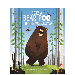 Does JONNY外文图书籍 9岁LEIGHTON the 预售 熊在森林里拉屎吗？ Woods? Bear 英文儿童绘本6岁 Poo 进口原版