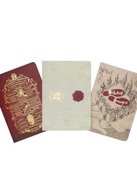 【预售】哈利·波特：欢迎来到霍格沃兹 日程本（三本套装） HARRY POTTER 英文原版笔记本NotebookInsight Editions