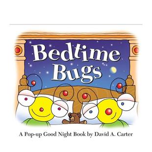 儿童图书立体书CARTER 准备睡觉 Pop BUGS 立体书 飞虫BEDTIME DAVID 英文进口原版 现货