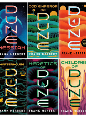 Frank Herberts Dune Saga 6-Book Boxed Set沙丘六部曲123456（单册可拍）英文原版正版 弗兰克 赫伯特 沙丘英文小说全集