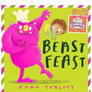 盛宴 Yarlett Emma Beast 预售 野兽 Feast英文进口原版 The 含可拆趣味信件 9岁 Post 儿童趣味图书6 Bag