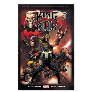 【预售】漫威漫画 黑暗之王 king in black 毒液系大事件 黑暗帝王 英文漫画书原版进口图书 超级英雄系列美漫书籍 Donny Cates