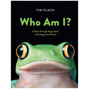 洞洞书 Through 书 Endangered 我是谁?一本关于濒危动物 预售 Book Who 原版 Pages Flach Peek 儿童Tim Animals