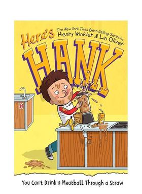 【预售】这是汉克 7HERE’s HANK 7英文进口原版章节书儿童图书籍3-6岁Henry Winkler  Lin Oliver Scott Garrett