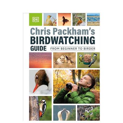 【预售】克里斯·帕卡姆的观鸟指南 Chris Packham's Birdwatching Guide 英文进口原版生活综合科普图书DK