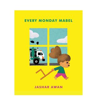 【预售】每周一的梅布尔Every Monday Mabel英文进口原版儿童绘本图书3-6岁AWANJASHAR