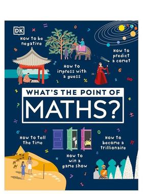 【现货】数学的意义是什么？What's the Point of Maths?英文进口原版儿童图书青少年读物DK3-6岁