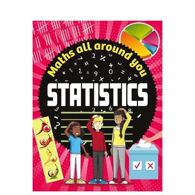 【预售】【数学无处不在】统计篇 【Maths All Around You】Statistics 英文进口原版儿童绘本百科图书Rob Colson