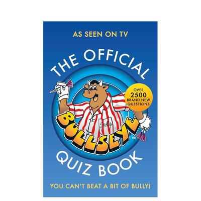 【预售】靶心竞猜大全 官方2025竞猜书 The Bullseye Quiz Book英文进口原版生活图书Bullseye外文