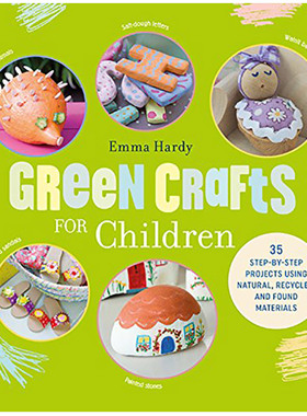 【现货】Green Crafts for Children 儿童绿色工艺品 儿童手工互动操作（绝版）