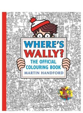 【预售】威利在哪里？官方涂色书 Where's Wally? The Official Colouring Book英文进口原版儿童绘本图书Martin Handford