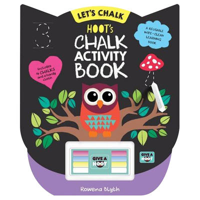 【现货】Hoot’s Chalk Activity Book 猫头鹰Hoot的粉笔活动书