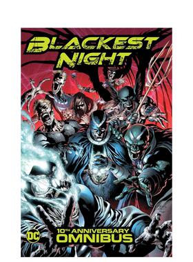 【现货】至黑之夜 合集 十周年版 Blackest Night Omnibus(10th Anniversary)  英文进口原版漫画 Geoff Johns