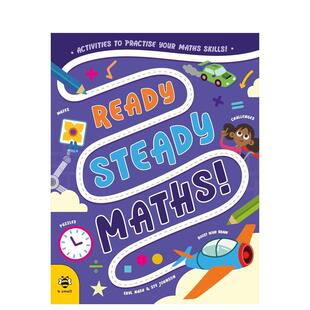 Ready 数学预备起：快乐练习数学技能 Steady Maths英文进口原版 Nash 儿童绘本图书Eryl 预售