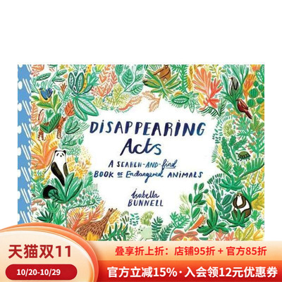 【预售】逐渐消失的行为Disappearing Acts英文进口原版儿童图书Isabella Bunnell外文正版3-6岁