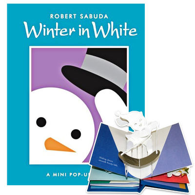 【预售】WINTER IN WHITE白色的冬天 英文儿童立体书适合3-6岁