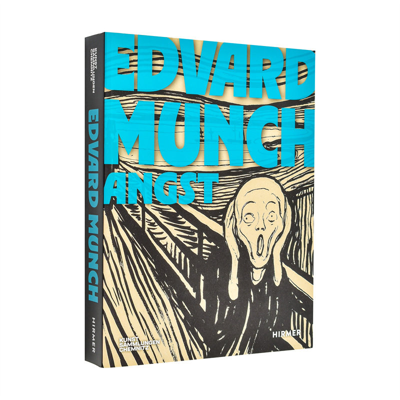 【预售】爱德华·蒙克:焦虑 Edvard Munch: Angst 英文进口原版艺术画册画集 表现主义外文图书Hirmer Publishers历史理论