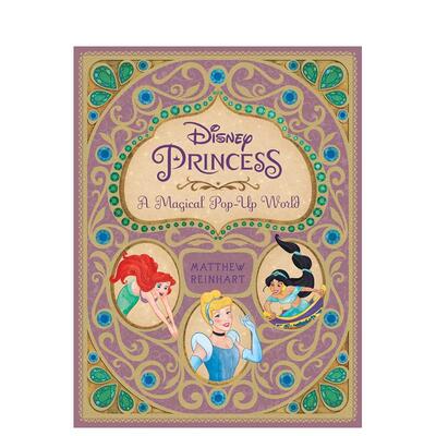 【预售】Disney Princess: A Magical Pop-Up World 迪斯尼公主-魔幻立体世界Pop-Up立体书 英文进口原版儿童立体图书Matthew Rei