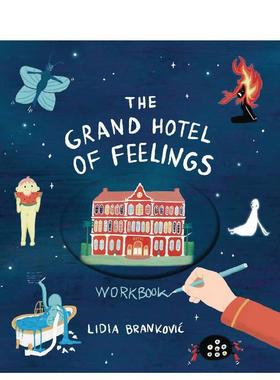 【预售】情绪大饭店：互动手册 Grand Hotel Of Feelings Workbook， The 英文进口原版儿童绘本图书Lidia Brankovic