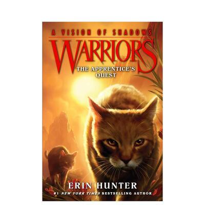 【现货】 Warriors: A Vision of Shadows 1: The Apprentice’s Quest，战士:阴影的视觉1:图书 Hunter 儿童
