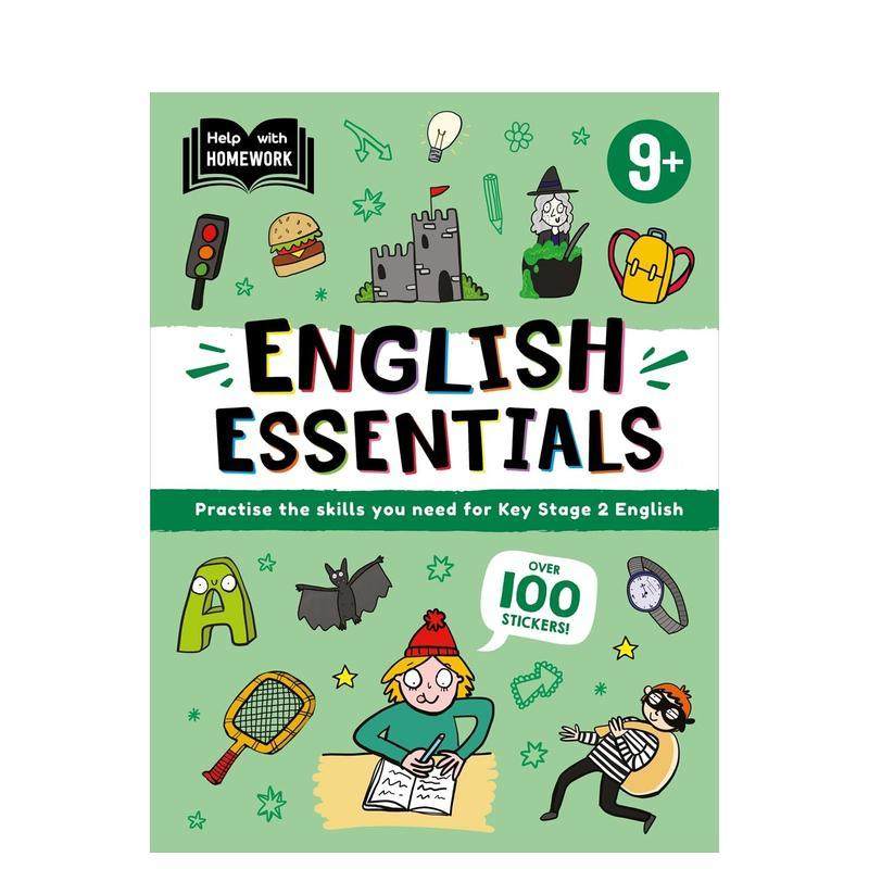 【现货】作业辅导：9岁以上（英语基础）Help With Homework: Age 9+ English Essentials英文进口原版儿童图书3-6岁自然拼读Autu,书籍/杂志/报纸,儿童读物原版书,淘宝优惠券,粉丝福利购,淘宝优惠卷