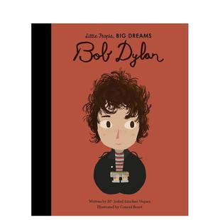 鲍勃·迪伦Bob Veg Sanchez Dreams 现货 小人物大梦想 英文进口原版 Little Dylan 9岁Isabel People 儿童绘本图书6 Big