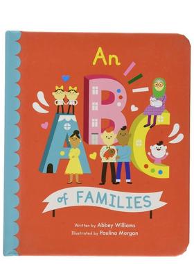 【现货】家庭ABCAn ABC of Families英文进口原版儿童图书3-6岁自然拼读Paulina Morgan