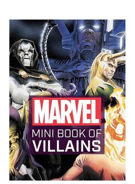 【预售】漫威漫画： 迷你反派书Marvel Comics: Mini Book of Villains英文漫画进口原版图书籍Scott Beatty外文正版