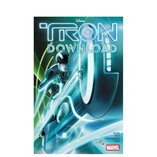 【现货】电子世界争霸战：下载 Tron: Download英文漫画进口原版图书外文正版 集结电影视觉化改编漫画Salvador Larroca
