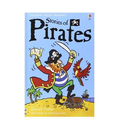 【预售】【Usborne分级阅读1】海盗的故事 Stories of Pirates 英文进口原版儿童分阶阅读