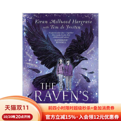 【预售】渡鸦的礼物 The Raven's Gift 英文进口原版青少年读物 配有紫黑配色插画Starboard