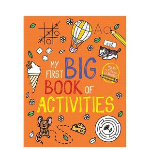 涂色启蒙书：活动My 6岁 Books3 Coloring 预售 我 Activities英文进口原版 Big First Bee Book 儿童趣味图书Little