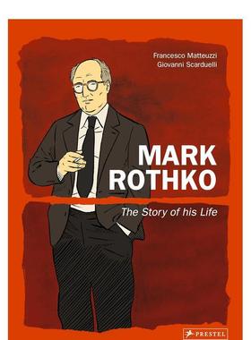 【现货】Mark Rothko: The Story of His Life 马克·罗斯科：他的人生故事 漫画 英文原版图书籍进口正版 Francesco Matteuzzi
